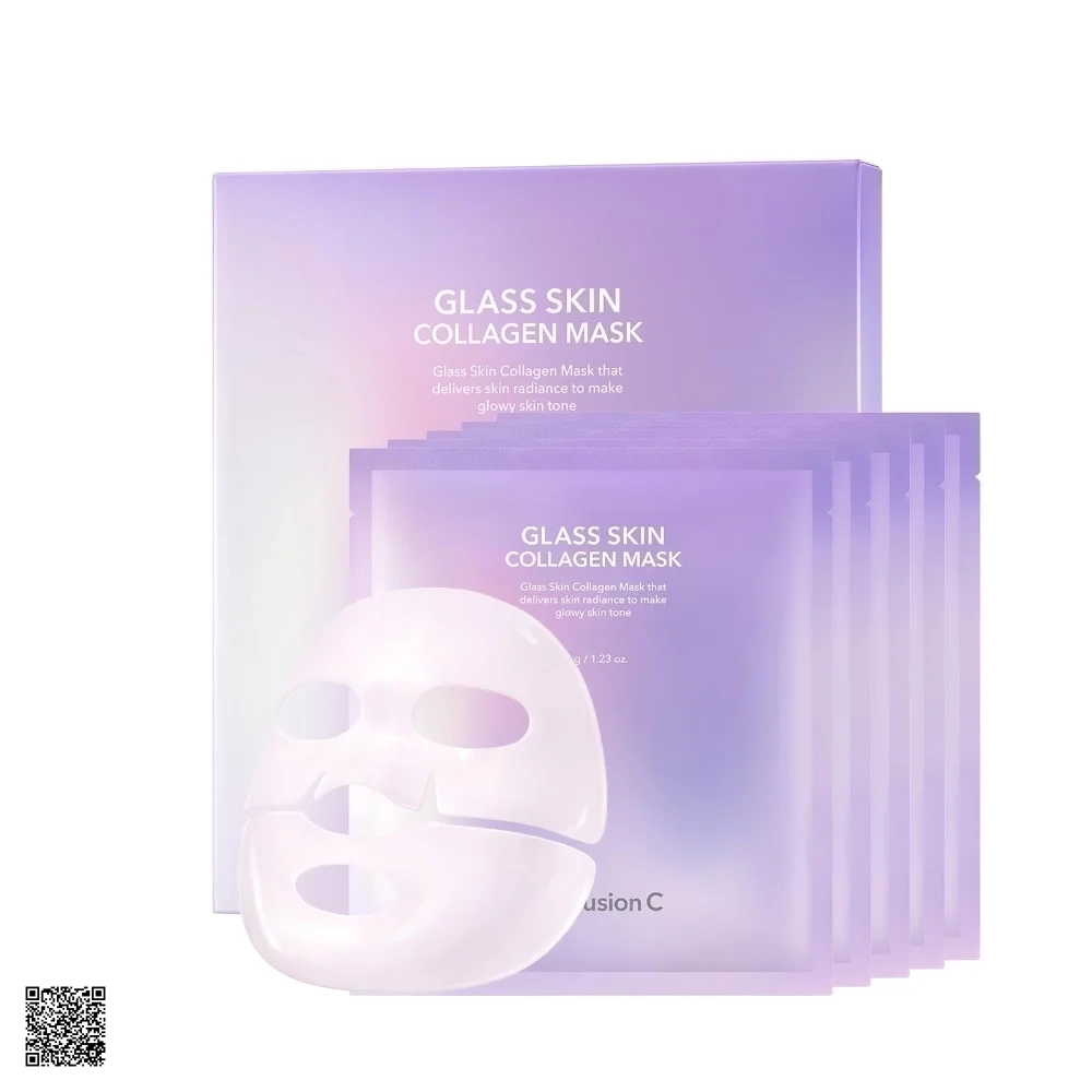Cell Fusion C Glass Skin Collagen Mask - Mặt Nạ Collagen Dưỡng Sáng Nâng Cơ