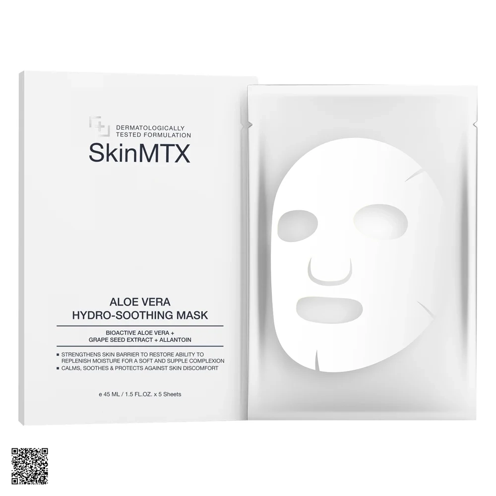 SkinMTX Aloe Vera Hydro-Soothing Mask - Mặt Nạ Làm Dịu Và Cấp Ẩm Sâu