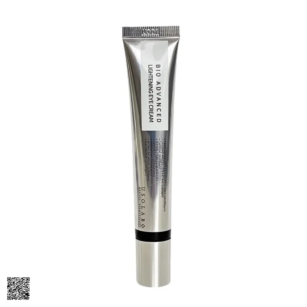 Usolab Bio Advanced Lightening Eye Cream - Kem Giảm Quầng Thâm, Bọng Mắt
