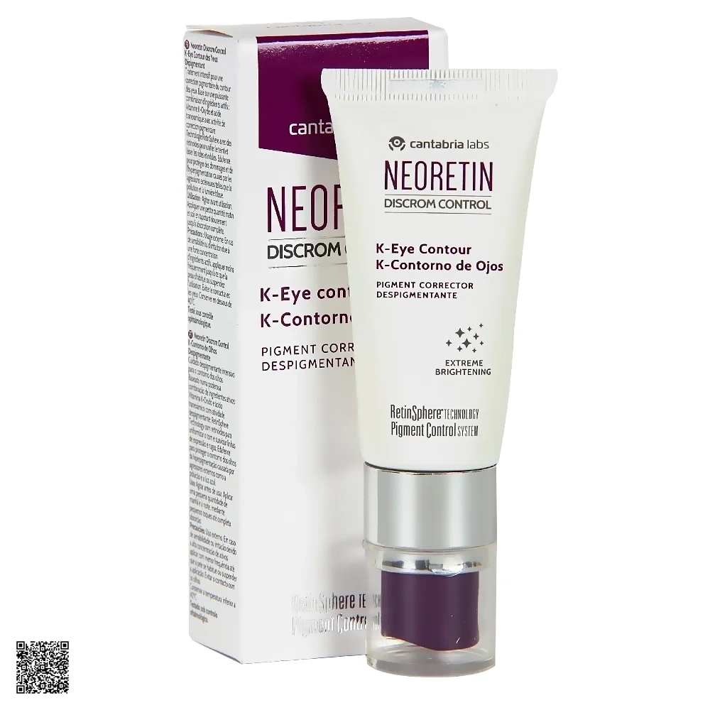 Cantabria Labs Neoretin Discrom Control K-Eye Contour - Kem Dưỡng Giảm Quầng Thâm Mắt