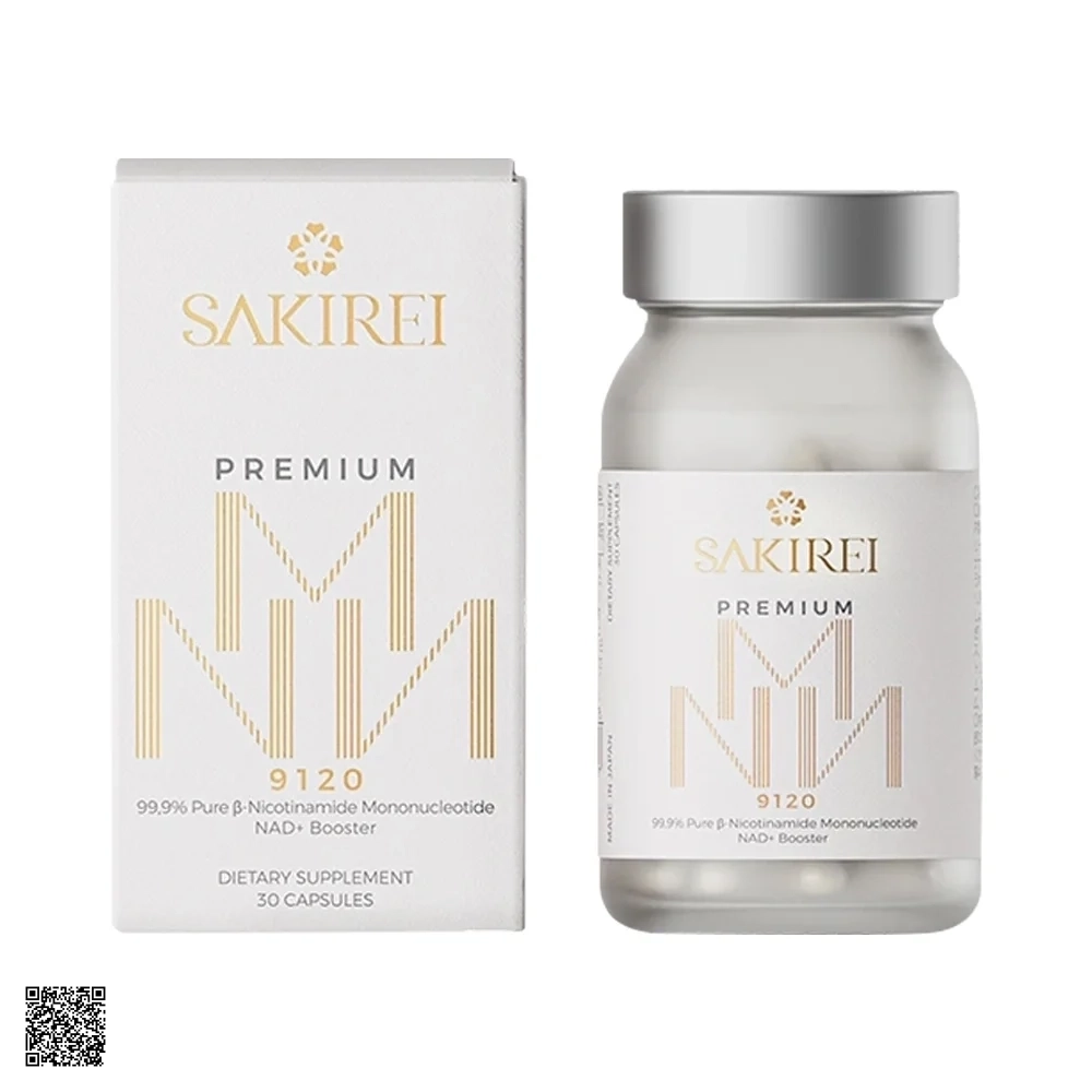 Sakirei Premium NMN 9120 - Viên Uống Hỗ Trợ Chống Lão Hóa