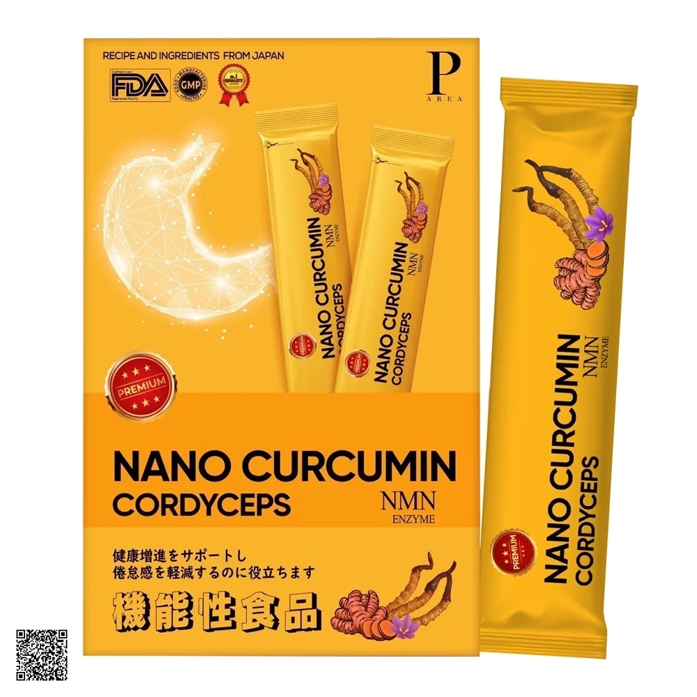 Thạch Nghệ NMN Đông Trùng Hạ Thảo Parea Nano Curcumin Cordyceps