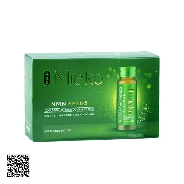 Mieko NMN 3 Plus - Nước Uống Trẻ Hoá Da Nhật Bản