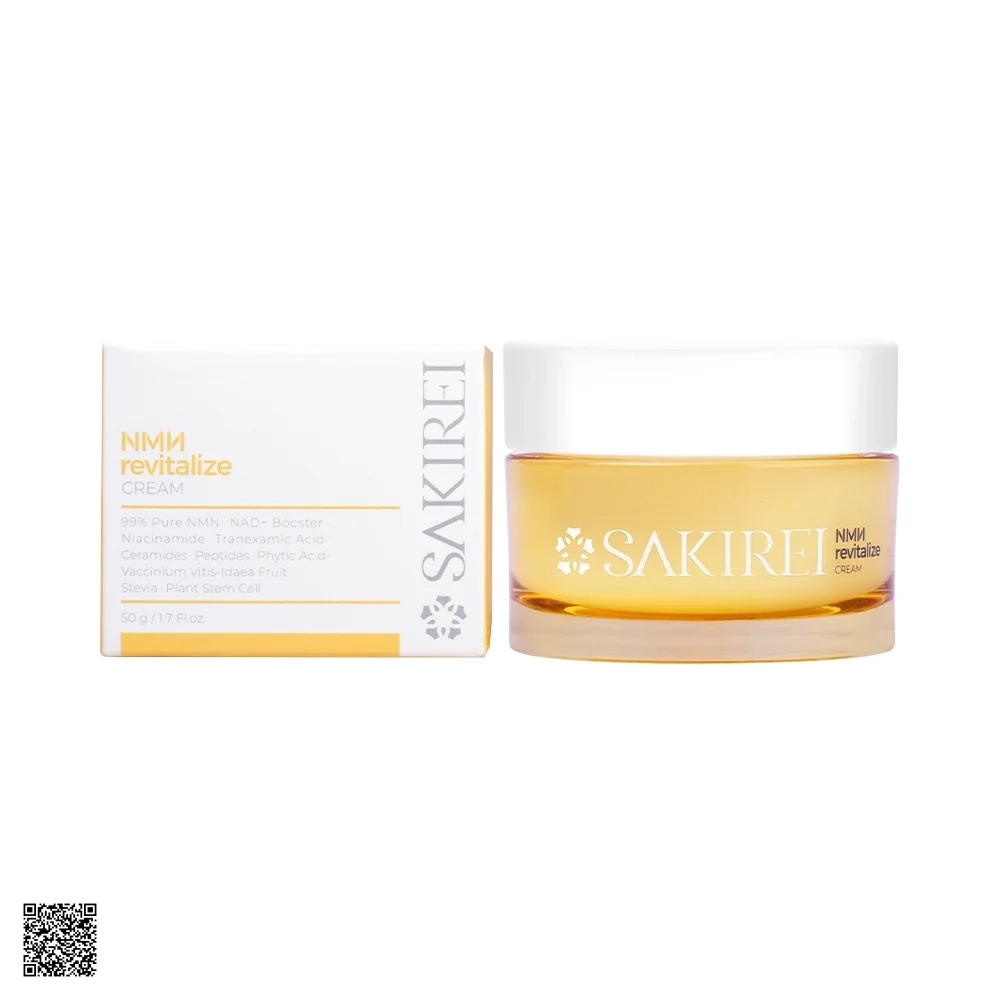 Sakirei NMN Revitalize Cream - Kem Tế Bào Gốc NMN Tái Sinh, Phục Hồi Da