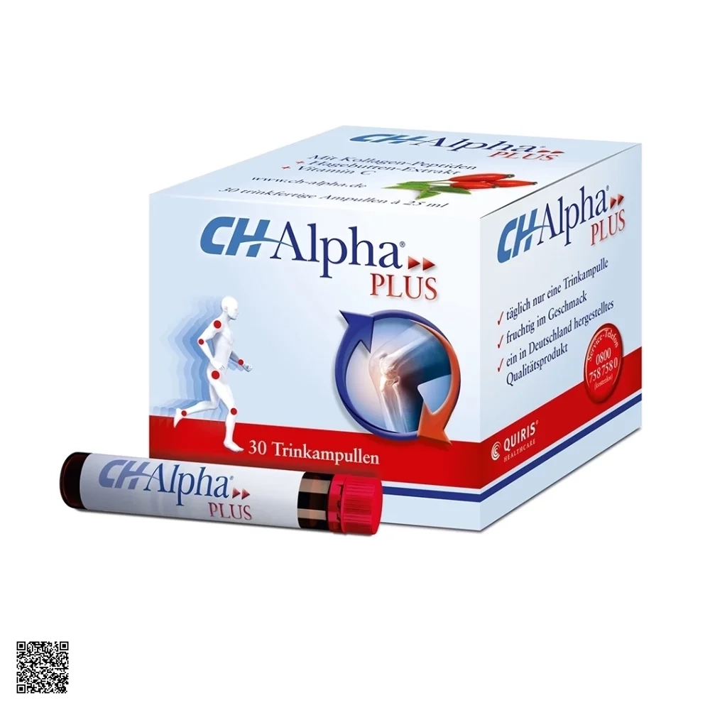 Collagen CH-Alpha Plus Hỗ Trợ Sụn Khớp Từ Đức Hôp 28 Ống
