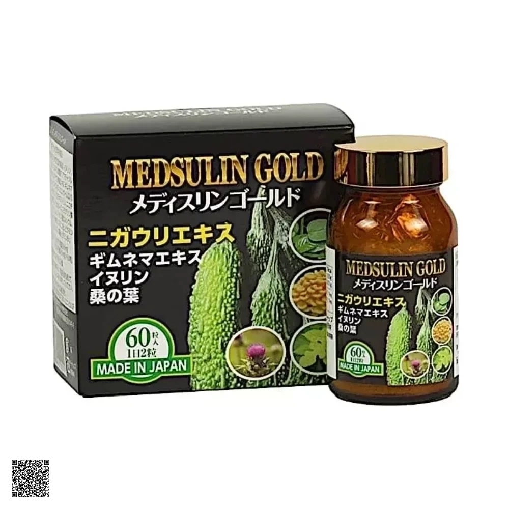Viên Uống Medsulin Gold Jpanwell Hỗ Trợ Ổn Định Đường Huyết & Chuyển Hóa Đường Nhật Bản  60 Viên