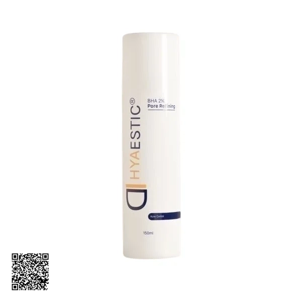 Toner hỗ trợ trị mụn làm sạch bã nhờn Hyaestic BHA 2% Pore Refining