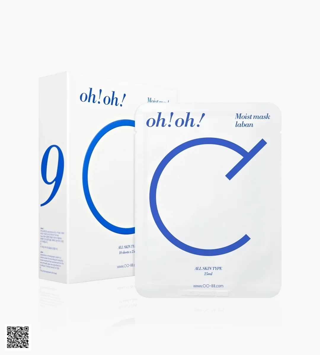 Mặt Nạ Giấy Ceramide Phục Hồi Da Oh!Oh! Moist mask : Laban
