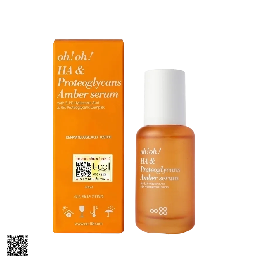 Tinh Chất Dưỡng Ẩm, Phục Hồi & Trẻ Hóa Da Oh!Oh! HA & Proteoglycans Amber Serum