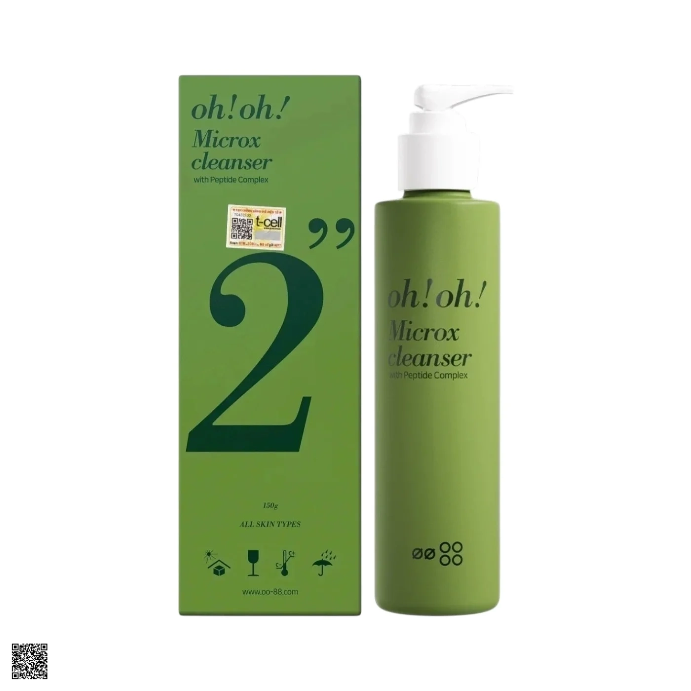 Sữa Rửa Mặt Detox Làm Sạch Sâu Oh!Oh! Microx Cleanser