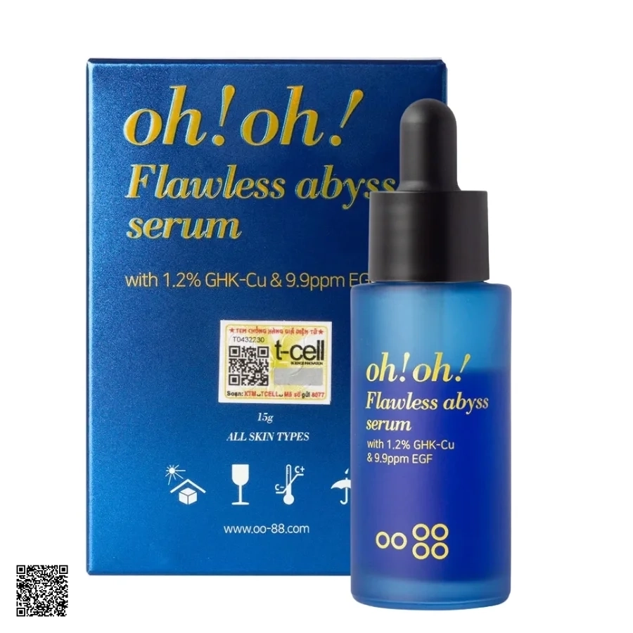 Tinh Chất Giảm Sẹo Lõm & Chống Lão Hoá Oh!Oh! Flawless Abyss Serum