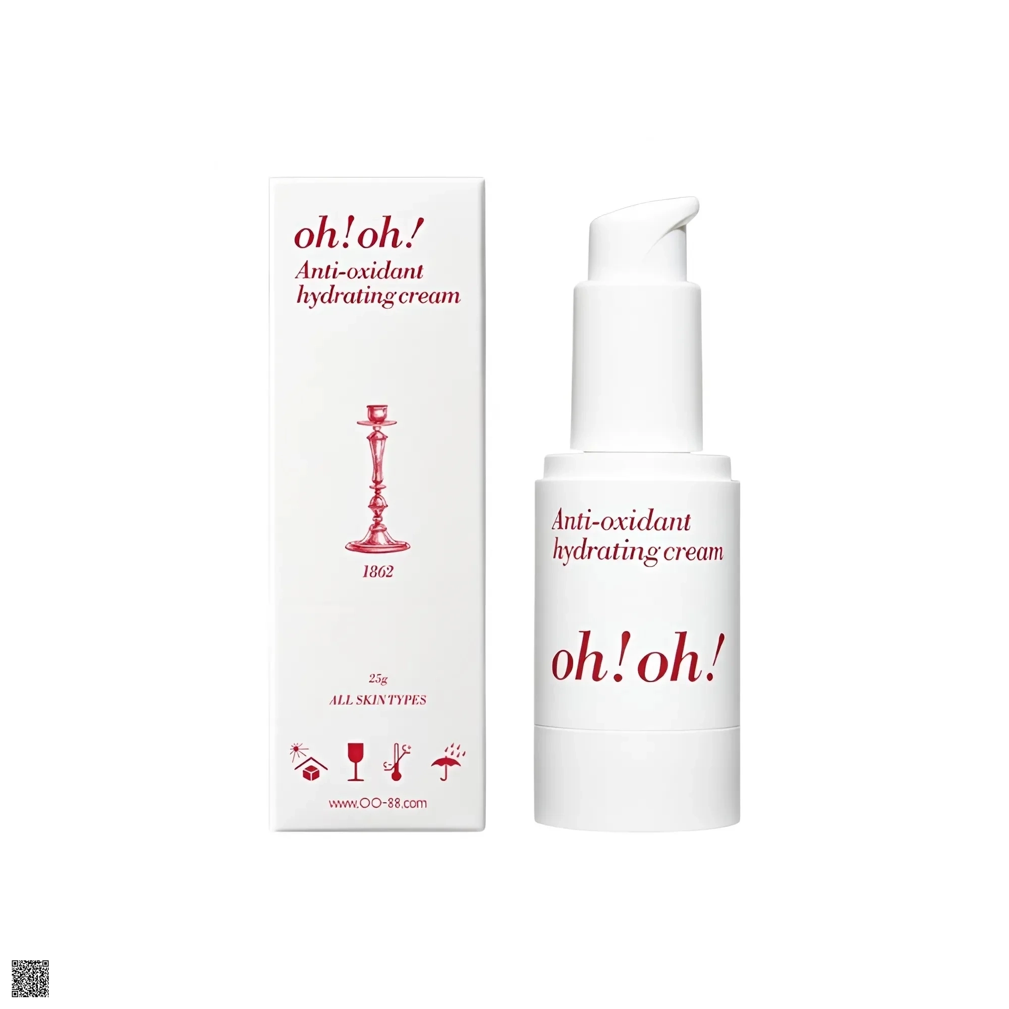 Kem Dưỡng Ẩm, Chống Oxy Hóa & Làm Sáng Da Oh!Oh! Anti Oxidant Hydrating Cream