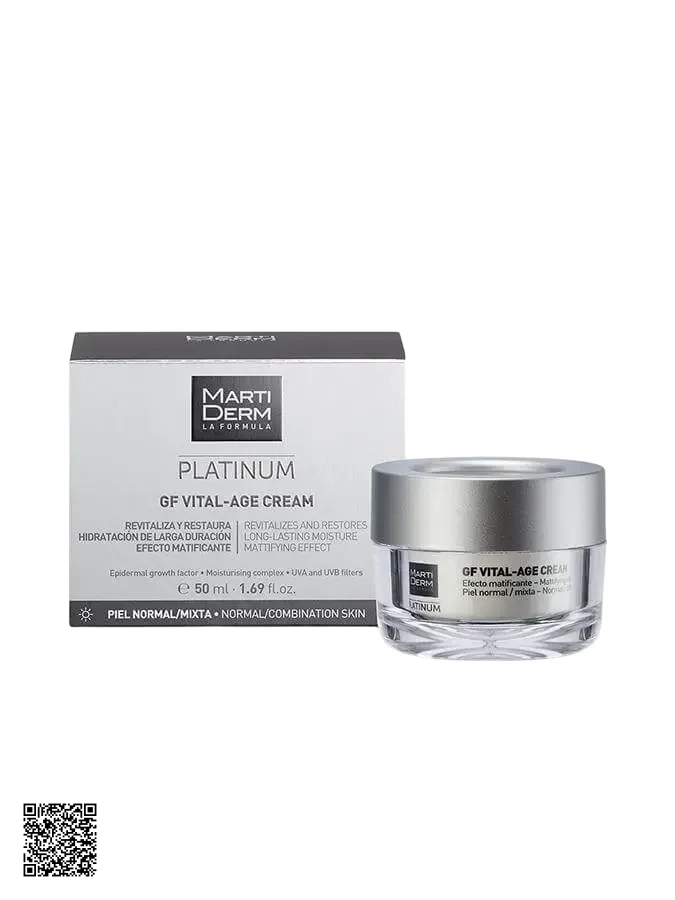 Kem Dưỡng Phục Hồi Chống Lão Hóa MartiDerm Platinum GF Vital Age Cream