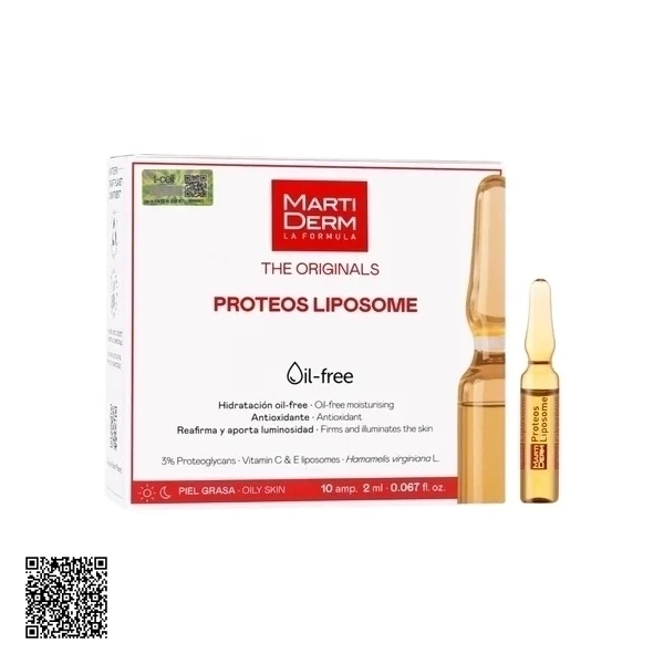 MartiDerm The Originals Proteos Liposome - Ampoule Chống Oxy Hoá, Phục Hồi, Điều Tiết Bã Nhờn