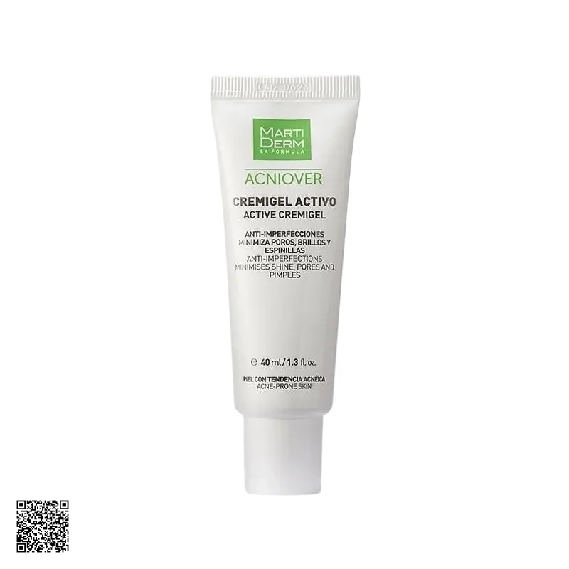 MartiDerm Acniover Active Cremigel - Kem Dưỡng Giảm Nhờn, Mụn & Se Lỗ Chân Lông