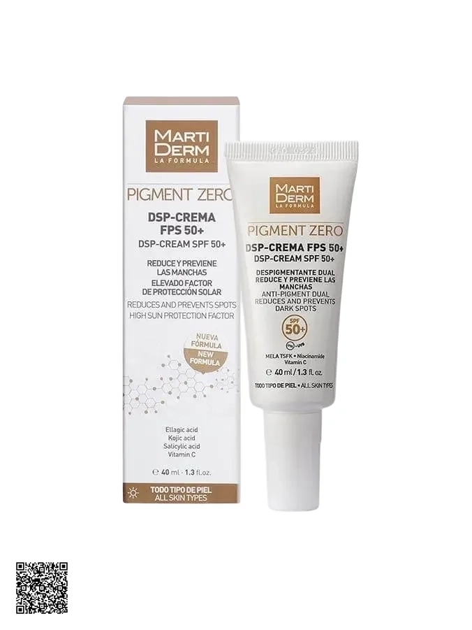 MartiDerm Pigment Zero DSP SPF50+ Cream - Kem Dưỡng Ngày Chống Nắng Làm Sáng Da, Mờ Sắc Tố