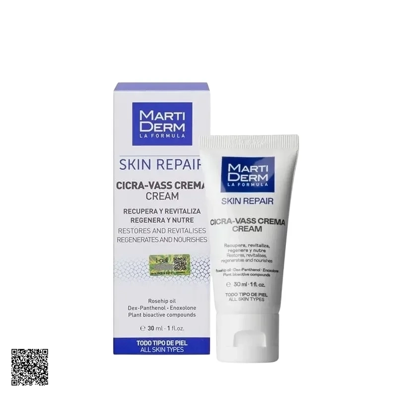 MartiDerm Skin Repair Cicra Vass Cream - Kem Dưỡng Tái Tạo & Phục Hồi Da Nhạy Cảm