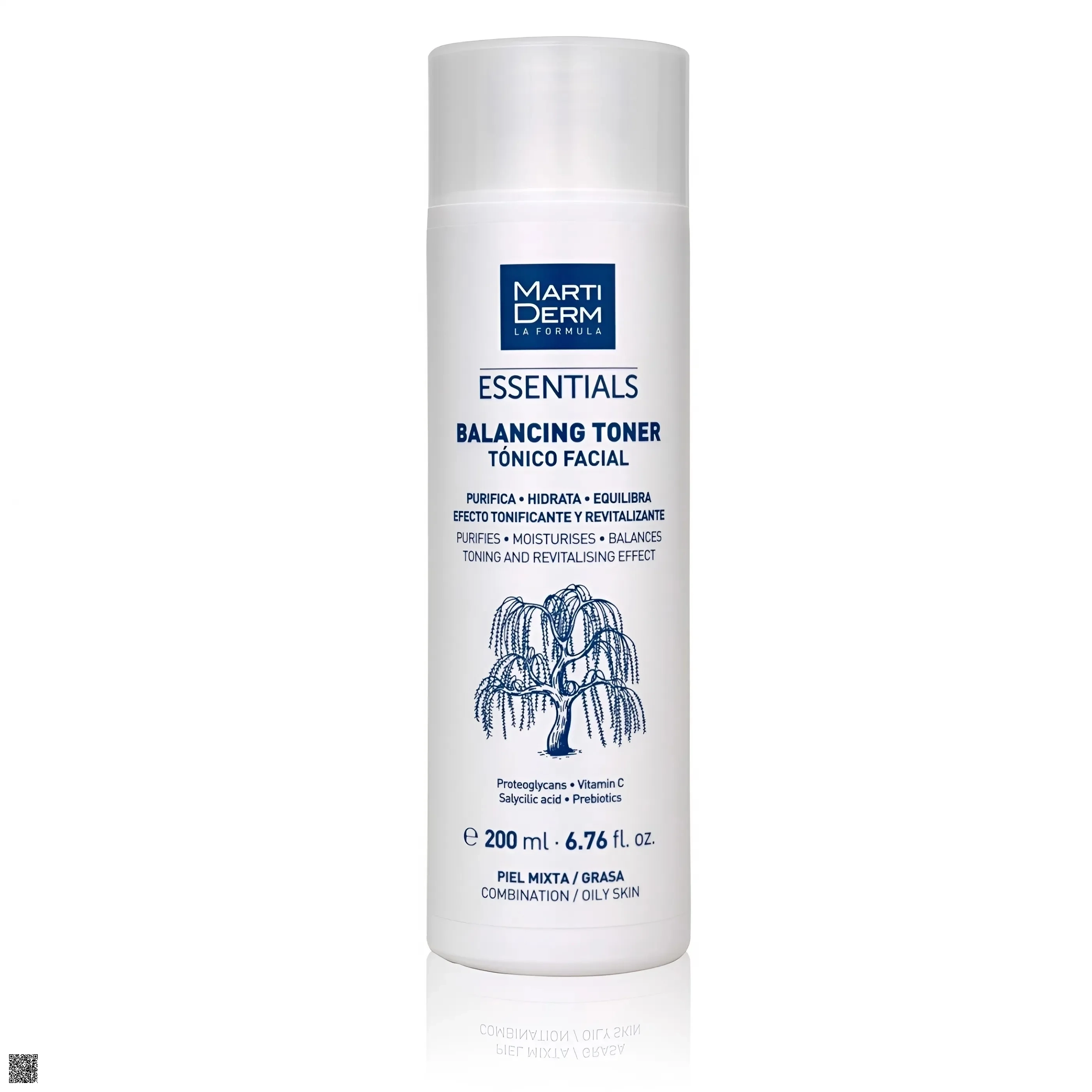 MartiDerm Essentials Balancing Toner - Nước Cân Bằng Làm Sạch Chứa BHA & Prebiotics