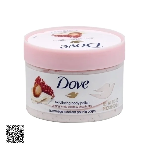 Tẩy Tế Bào Chết Dove Exfoliating Body Polish Pomegranate Seeds & Shea Butter