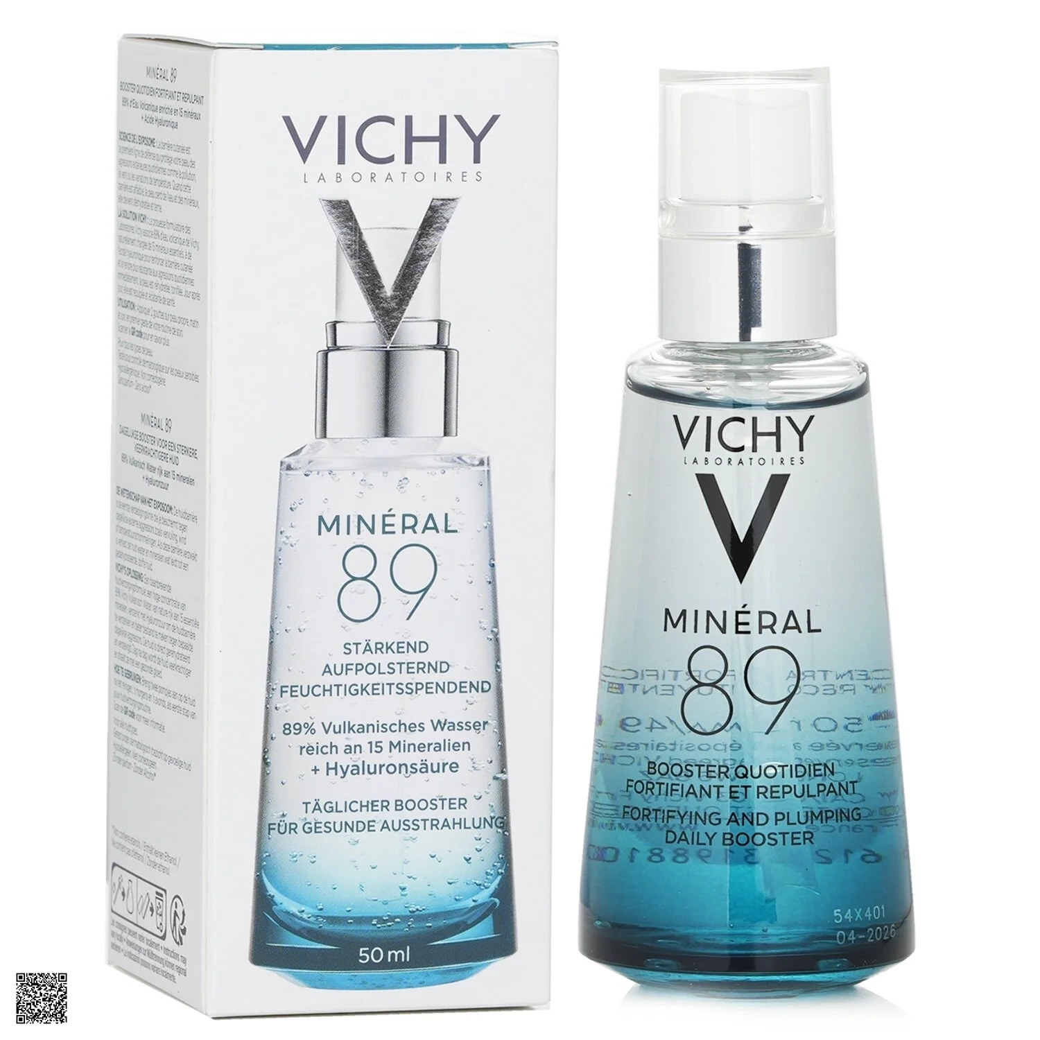 Tinh Chất Khoáng Vichy Minéral 89 Fortifying And Plumping Daily Booster