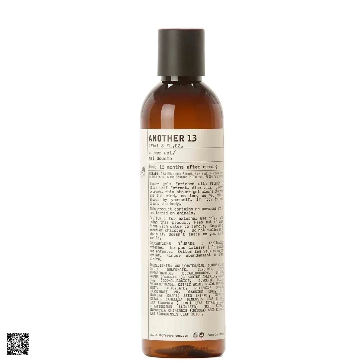 Sữa Tắm Hương Nước Hoa Le Labo Another 13 Shower Gel 237ml