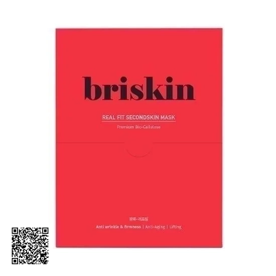 Mặt Nạ Briskin Real Fit SecondSkin Premium Bio-Cellulose Elastic Lifting