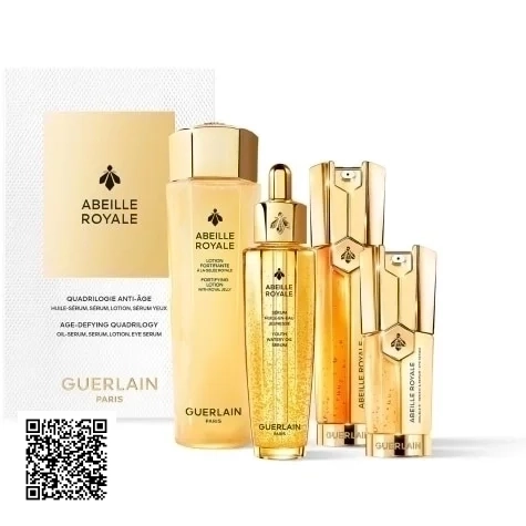 Set Dưỡng Da Guerlain Abeille Royale Age-Defying Quadrilogy Oil-Serum