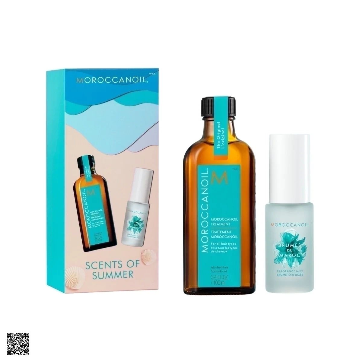 Set Moroccanoil Scent Of Summer (Treatment Original 100ml + Fragrance Mist 30ml)