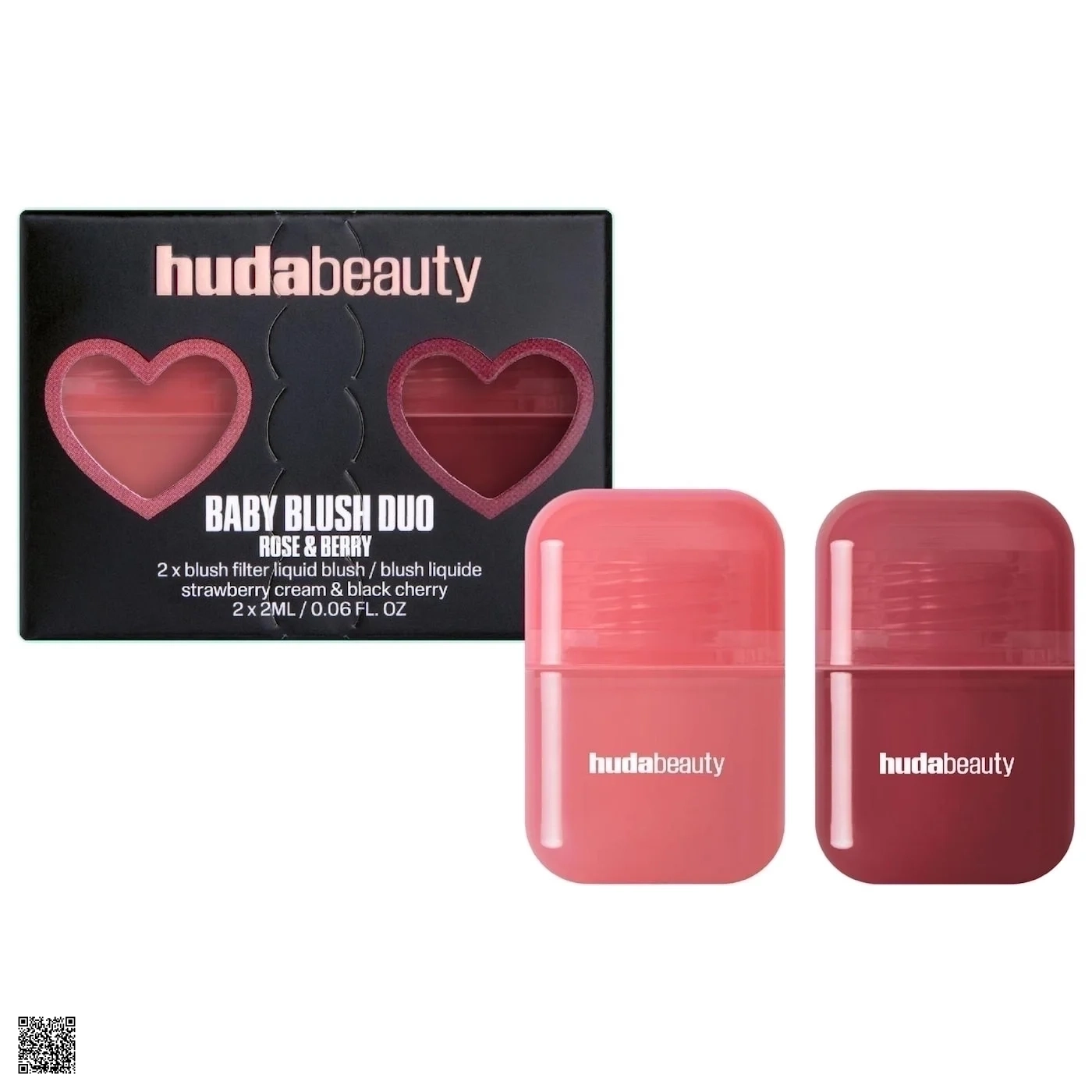 [Limited Edition] Set Phấn Má Hồng Huda Beauty Baby Blush Duo (2x2ml)