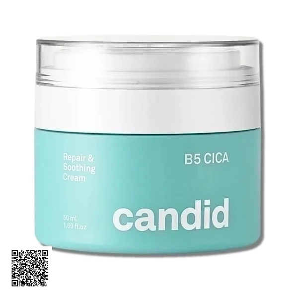 Kem Dưỡng Phục Hồi Candid B5 CICA Repair & Smoothing Cream 50ml