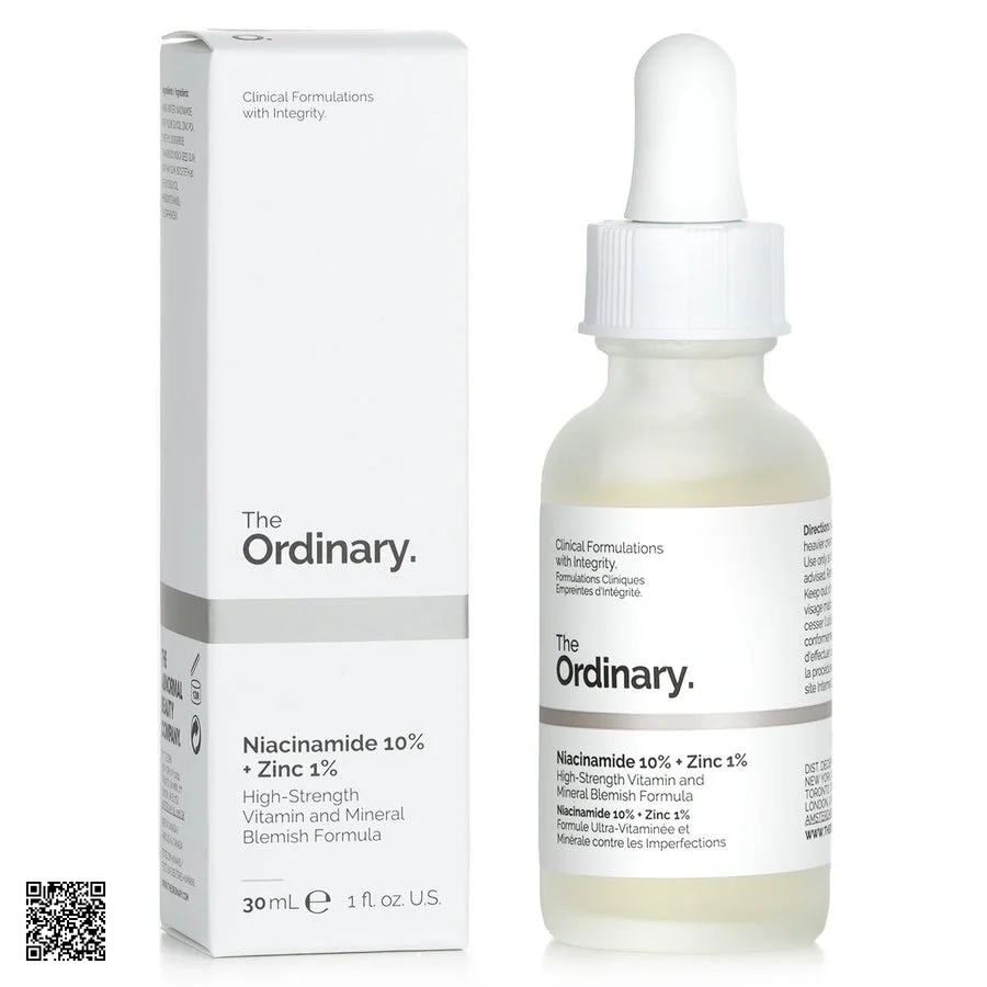 Tinh Chất The Ordinary Niacinamide 10% + Zinc 1% 30ml - Dành Cho Da Dầu