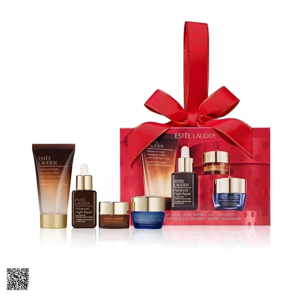 Set Dưỡng Da Estee Lauder Unwrap Your Glow Repair + Lift + Brighten