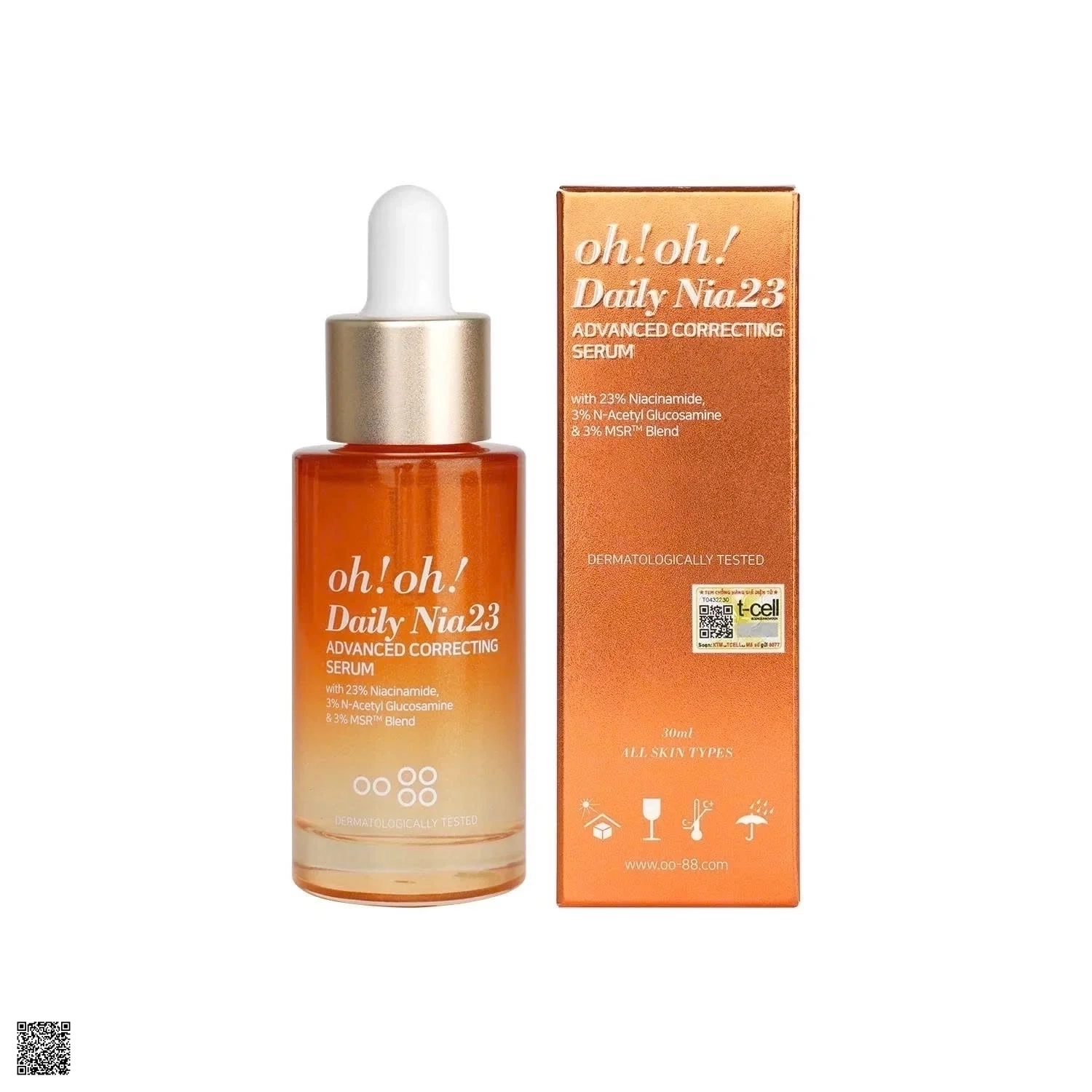 Tinh Chất Dưỡng Sáng, Mờ Thâm Oh!Oh! Daily Nia23 Avanced Correcting Serum