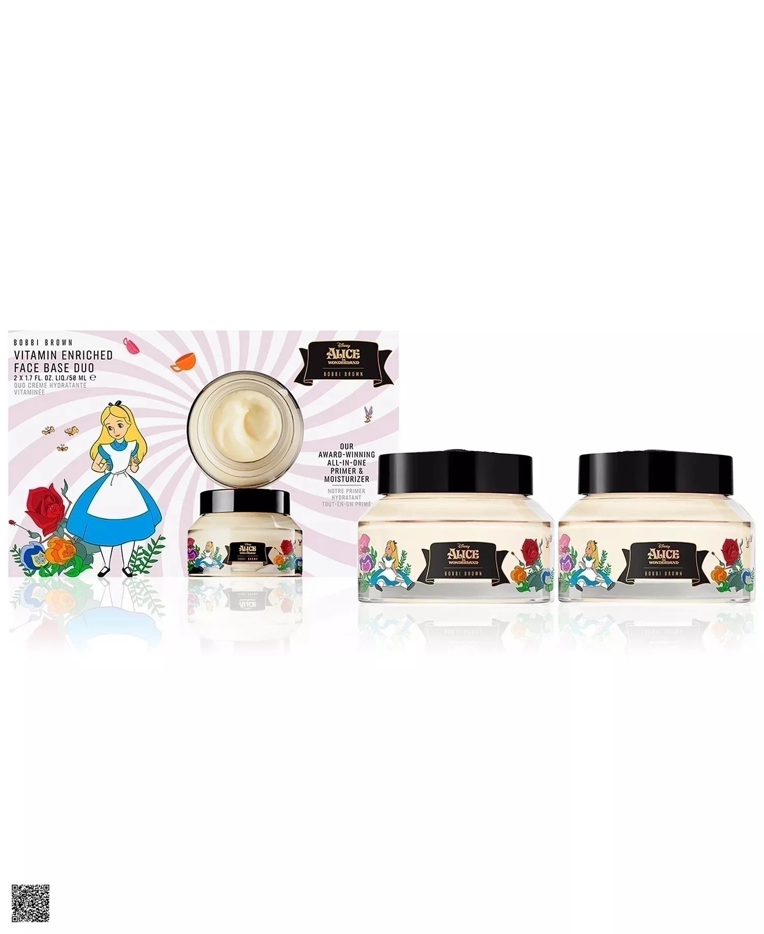 Set Kem Lót Bobbi Brown Alice in Wonderland Vitamin Enriched Face Base Duo (Limited Edition)