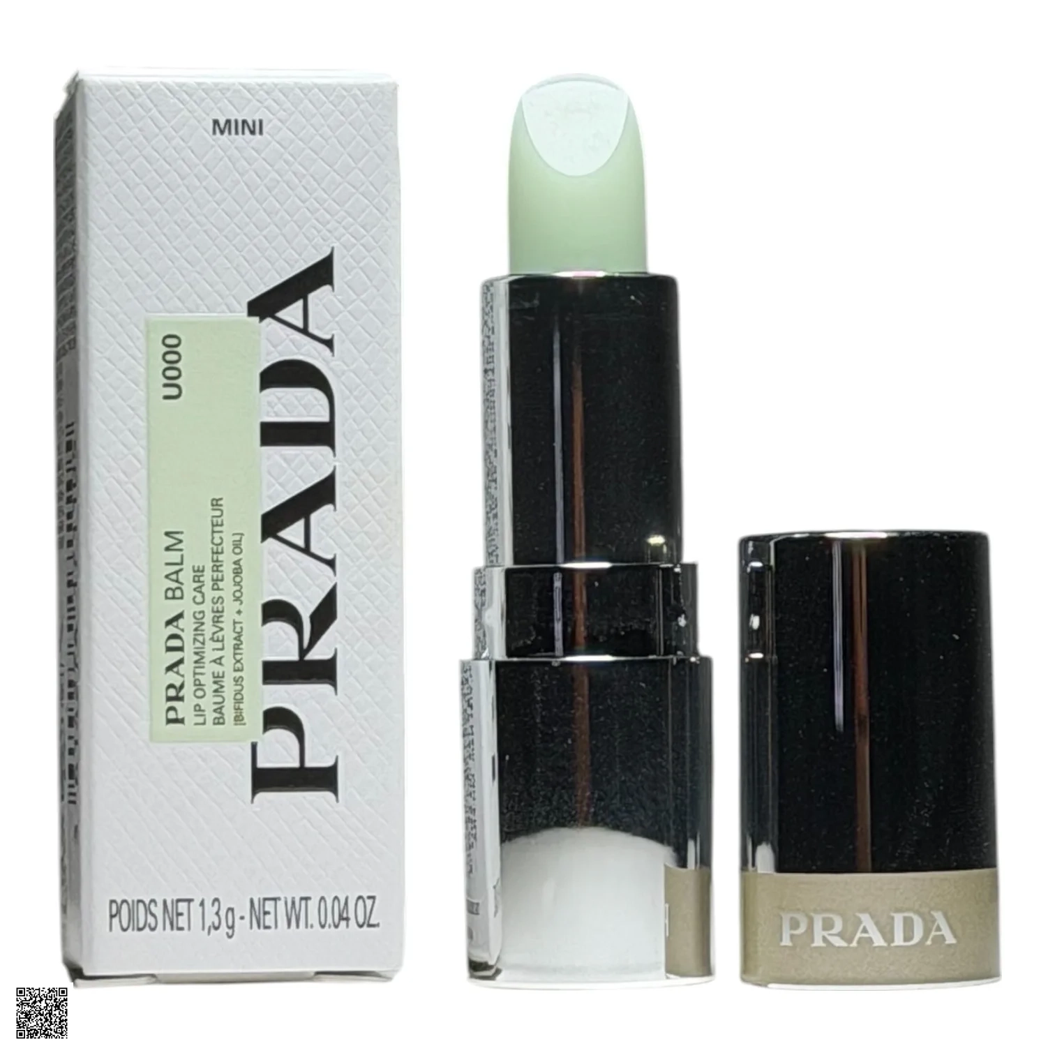 [Mini 1.3g] Son Dưỡng Prada Balm Lip Optimizing Care U000 Universal
