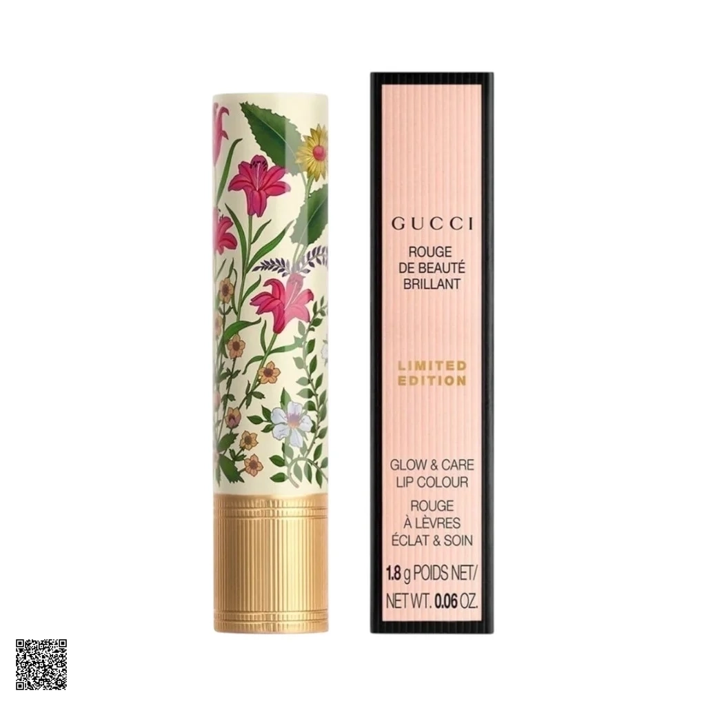 [Limited Edition] Son Thỏi Gucci Flora Intense Rouge De Beauté Brillant Lipstick
