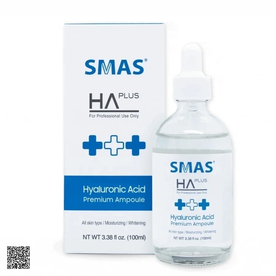 Tinh Chất Cấp Nước SMAS HA Plus Hyaluronic Acid Premium Ampoule