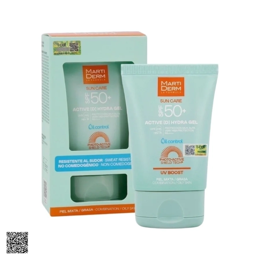 Kem Chống Nắng Cho Hoạt Động Thể Thao MartiDerm SPF 50+ Active [D] Hydra Gel 50ml