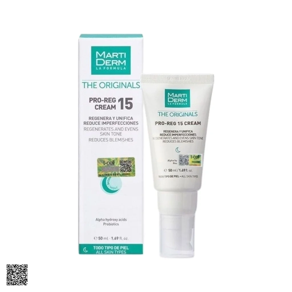 Kem Dưỡng Tái Tạo Da Ban Đêm MartiDerm The Originals Pro Reg 15 Cream 50ml