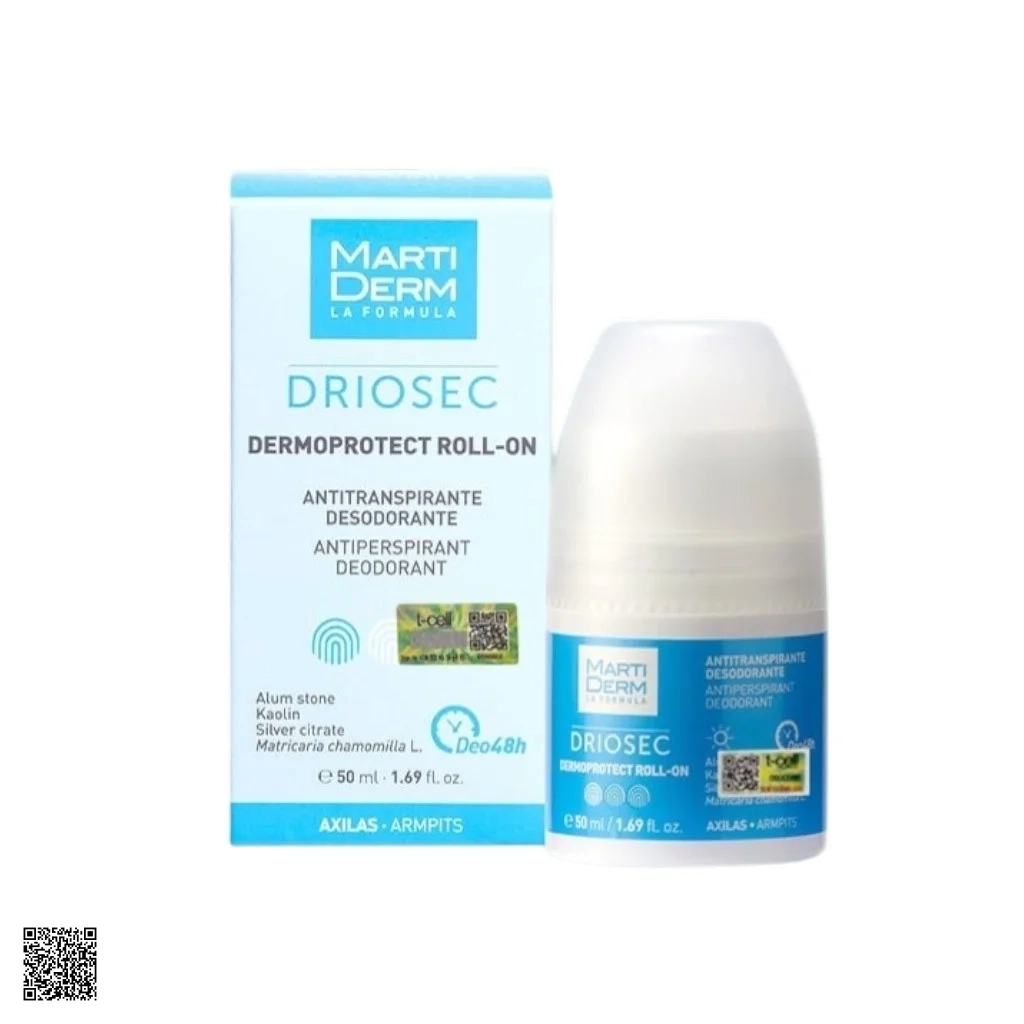 Lăn Khử Mùi Chống Tiết Mồ Hôi Martiderm Driosec Dermoprotect Roll-on 50ml