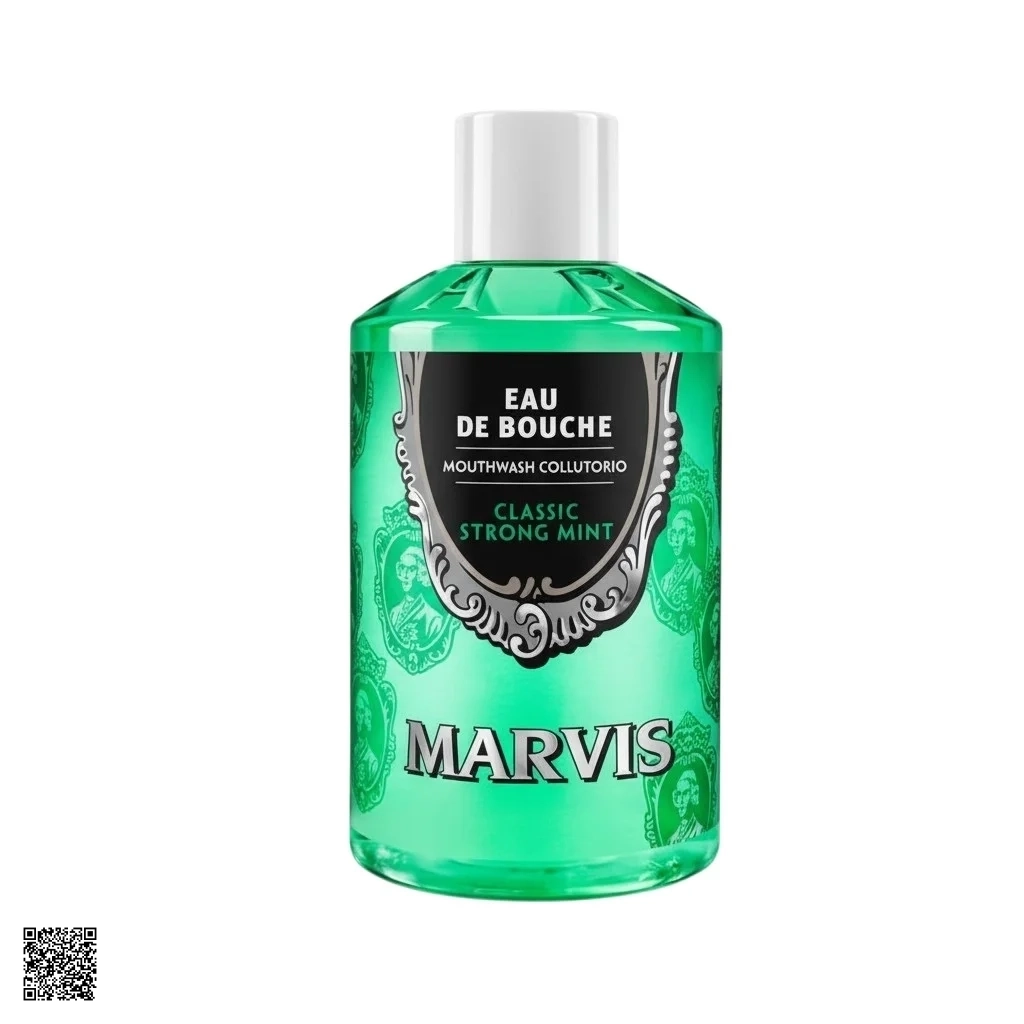 Nước Súc Miệng Marvis Eau De Bouche Classic Strong Mint 400ml