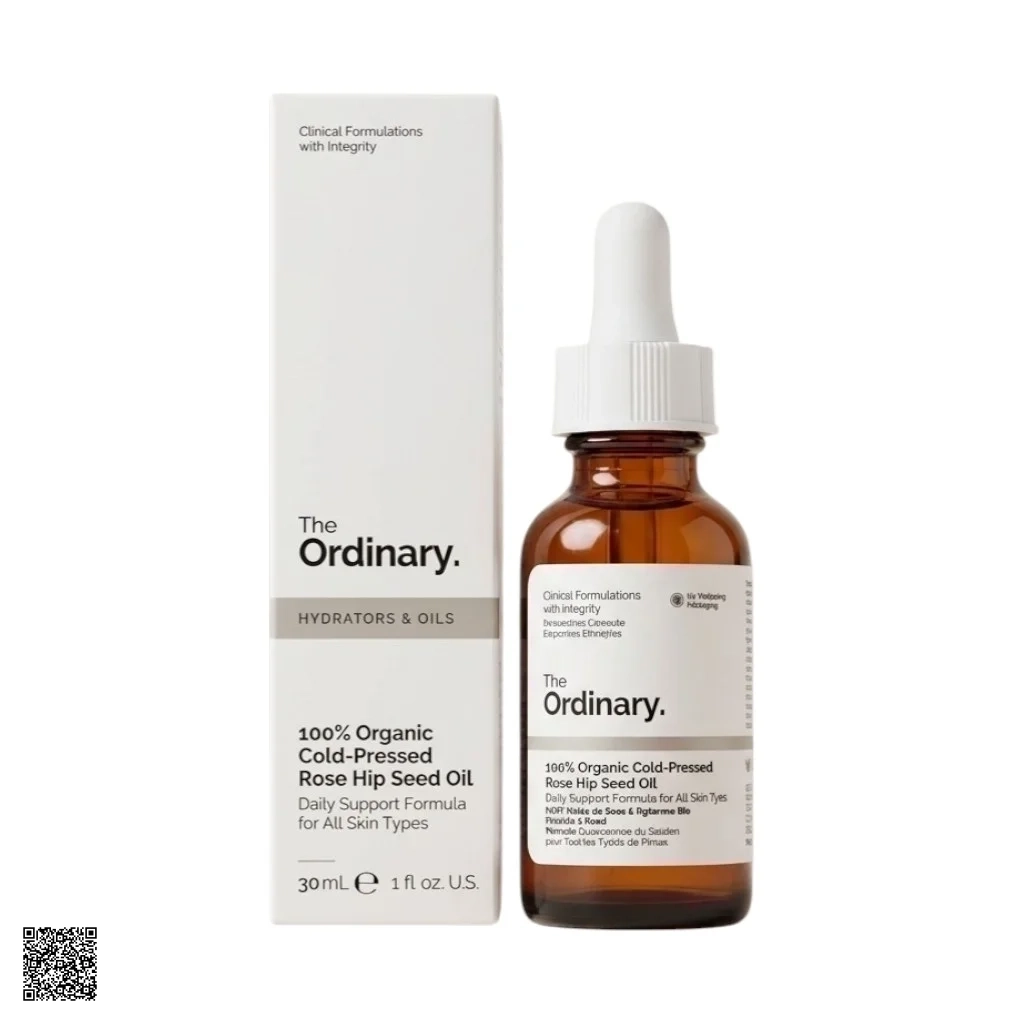 Tinh Dầu Cấp Ẩm Dưỡng Sáng The Ordinary 100% Organic Cold Pressed Rosehip Seed Oil 30ml