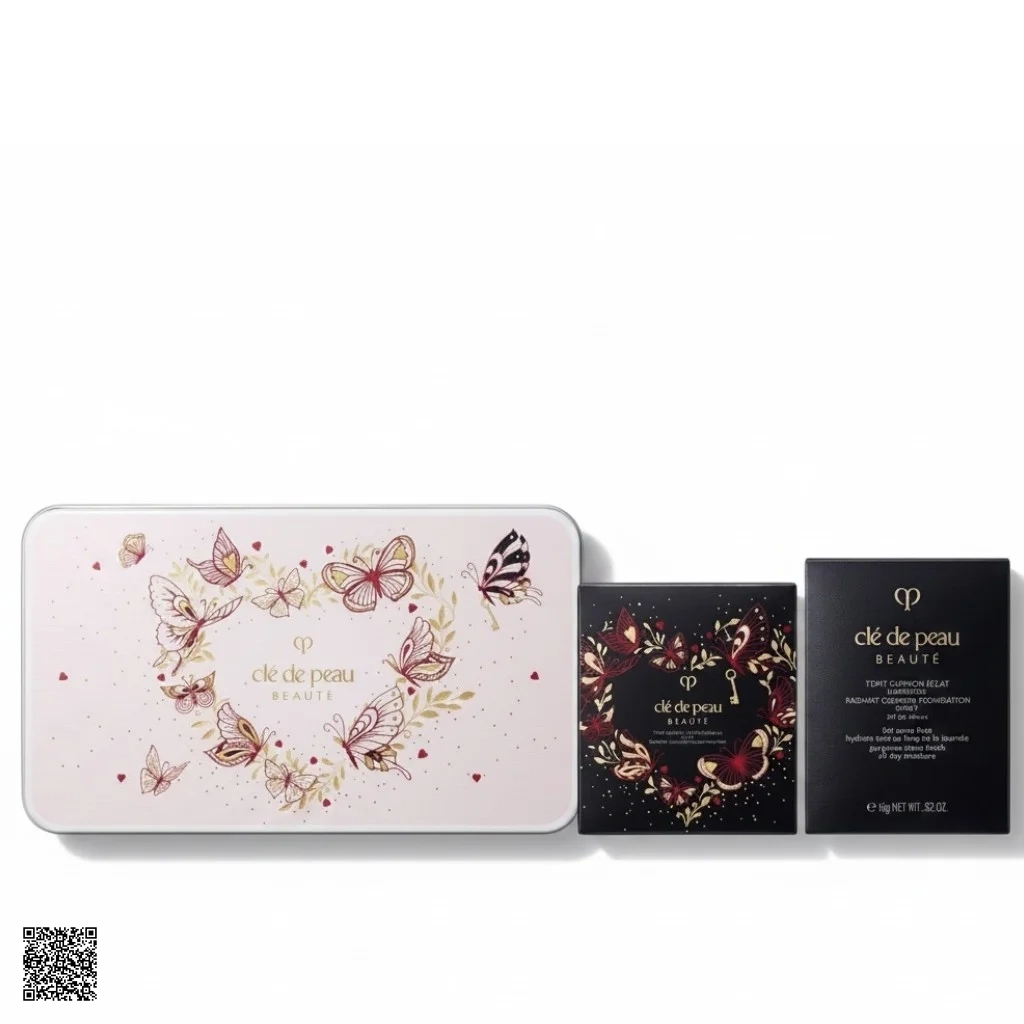 [Limited Edition] Set Phấn Nước Clé De Peau Radiant Cushion Foundation Dewy (1 Case +1 Lõi)