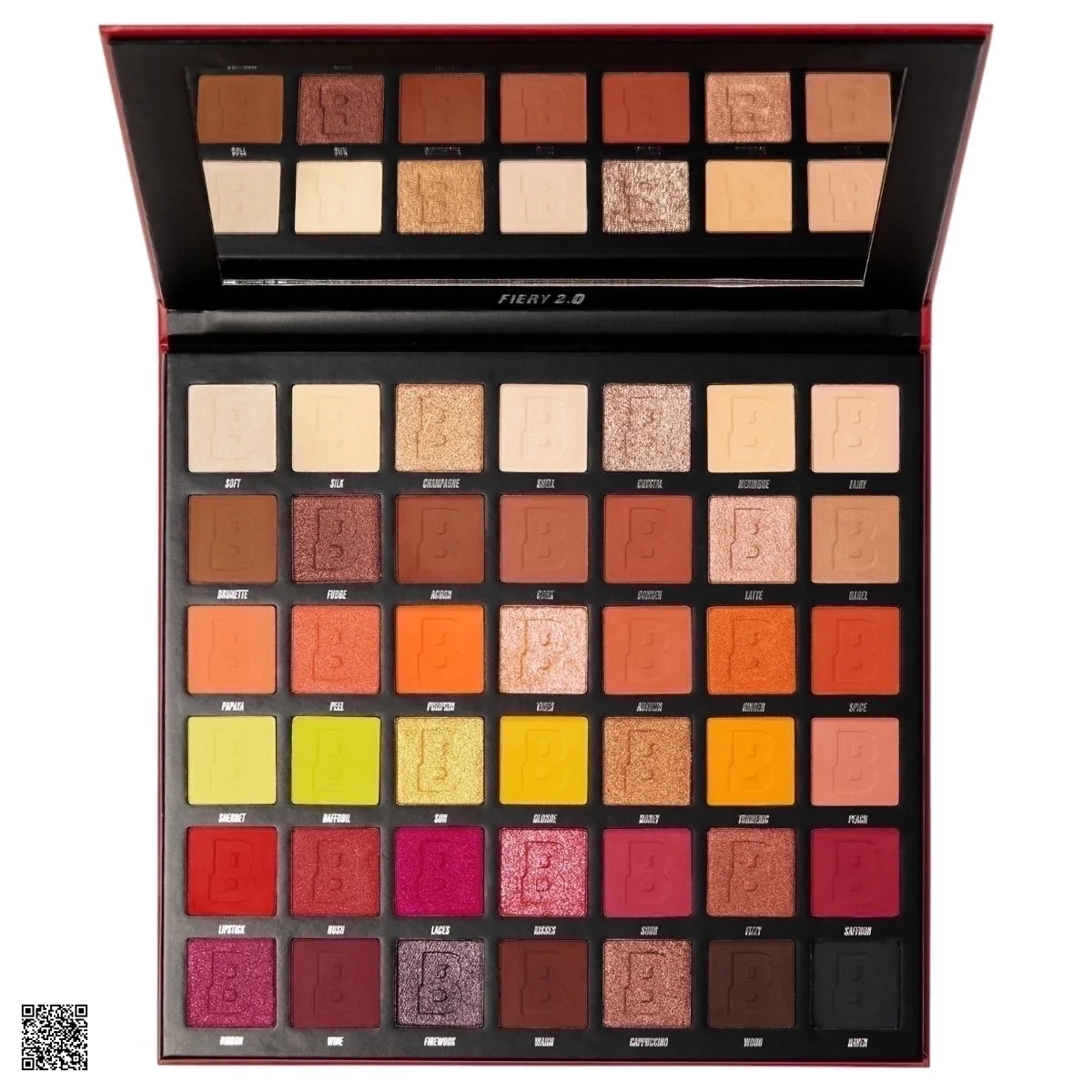 Bảng Phấn Mắt Beauty Bay Fiery 2.0 42 Colour Palette