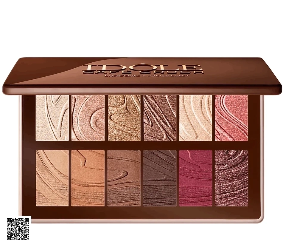Bảng Phấn Mắt Lancôme Idôle Café Crush – 12 Màu Hot Trend