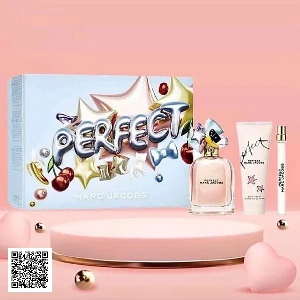 Quà Valentine : Gift Set Nước Hoa Marc Jacobs Perfect EDP