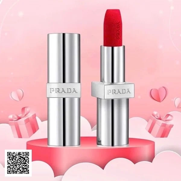 Quà Tặng Bạn Gái - Son Prada Matte R127 Carminio