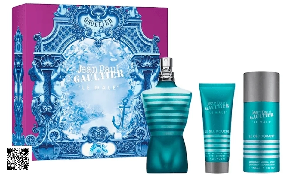 Giftset Jean Paul Gaultier Le Male EDT ( 125ML + 150ML + 75ML )