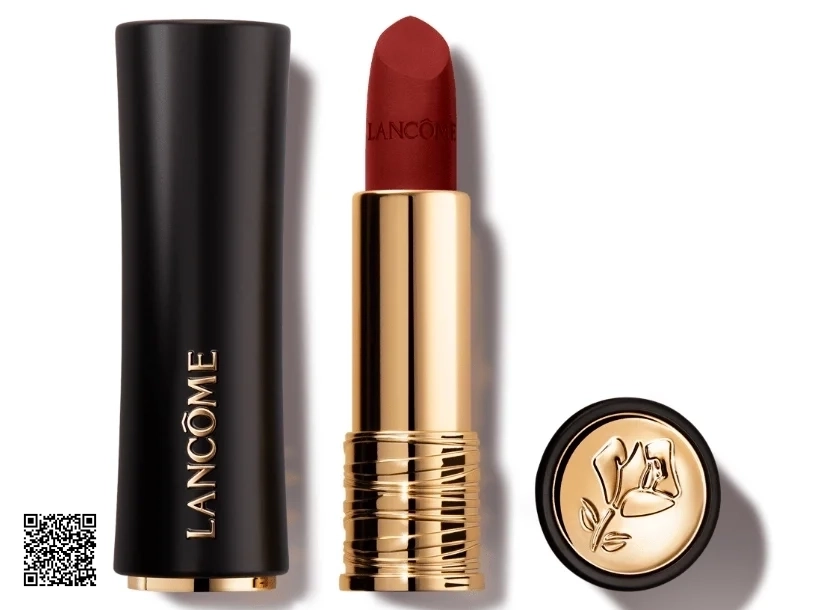 Son Lancome 296 Rouge Dramaphoria - Vỏ Đen