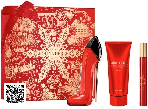 Quà Giáng Sinh Tặng Người Yêu - Set Carolina Herrera Very Good Girl EDP